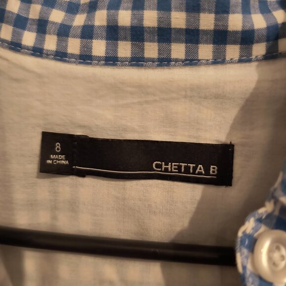 Cherra B blue gingham dress - Picture 3 of 3